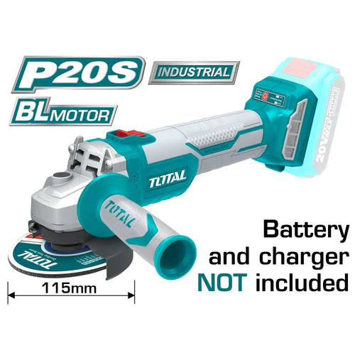PULIDORA 20V 4-1/2" (NO INCLUYE BATERIA NI CARGADOR) BRUSHLESS  (TOTAL)