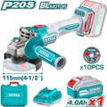 PULIDORA 20V INCLUYE 10 DISCOS PARA CORTE DE METAL (TOTAL)