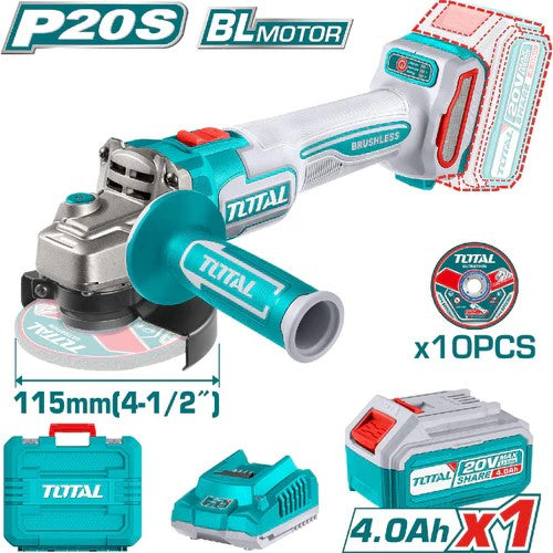 PULIDORA 20V INCLUYE 10 DISCOS PARA CORTE DE METAL (TOTAL)