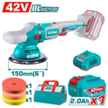 POLICHADORA INALAMBRICA 8" 42V INCLUYE 1 BATERIA 2.0AH, 1 CARGADOR Y ACCESORIOS INDUSTRIAL SUPER TOTAL (UTAPLI42151)
