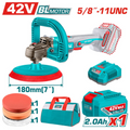 POLICHADORA INALAMBRICA 5/8" 42V INCLUYE 1 BATERIA 2.0AH, 1 CARGADOR Y ACCESORIOS INDUSTRIAL SUPER TOTAL (UTAPLI42181)
