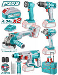 KIT DE HERRAMIENTA A 20V TOTAL
