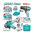 COMBO PULIDORA 20V 4-1/2" + TALADRO PERCUT 1/2" + 1 BAT 20V 2AH + 1 BAT 20V 4AH  + CARGADOR + 10 DISCOS
