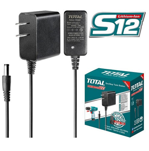 CARGADOR PARA BATERIA 12V (TOTAL)