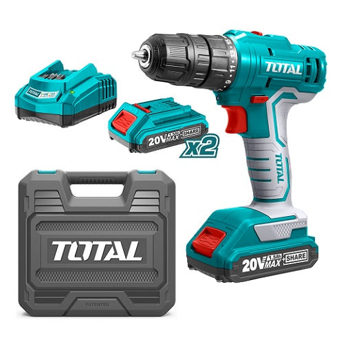 TALADRO 20V (3/8") + 2 BATERIA 2,0AH / SUPER SELECT (TOTAL)