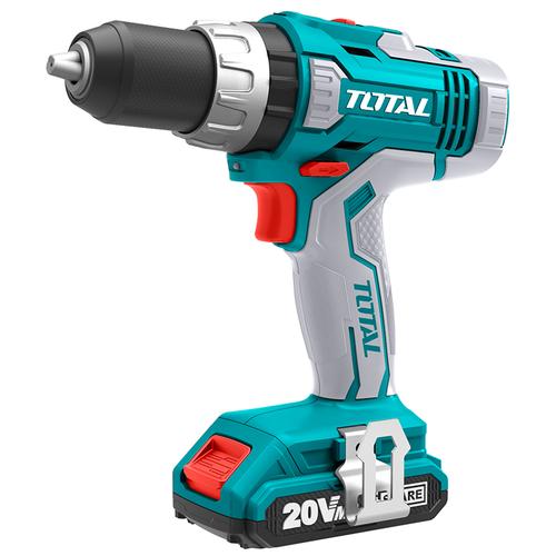 TALADRO 20V (1/2") + 2 BATERIA 2,0AH SIN PERCUTOR / INDUSTRIAL (TOTAL)