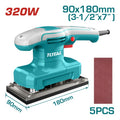 LIJADORA DE PALMA 3- 1/2"X 7" 320W INCLUYE 5 LIJAS INDUSTRIAL SUPER TOTAL