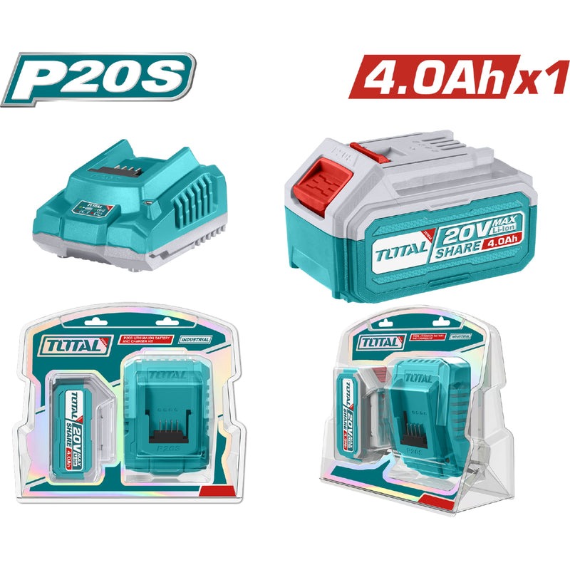 BATERIA 20 VOL 4,0 AH + CARGADOR CARGA RAPIDA (TOTAL)