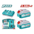 KIT BATERIA (20V) 5,0 AH X2 UNDS + CARGADOR INTELIGENTE DOBLE