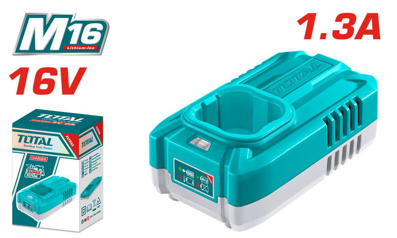 CARGADOR DE BATERIAS 16V INDUSTRIAL SUPER TOTAL