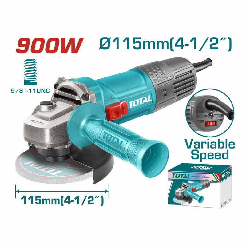 PULIDORA 4/12" 900W VELOCIDAD VARIABLE INDUSTRIAL TOTAL