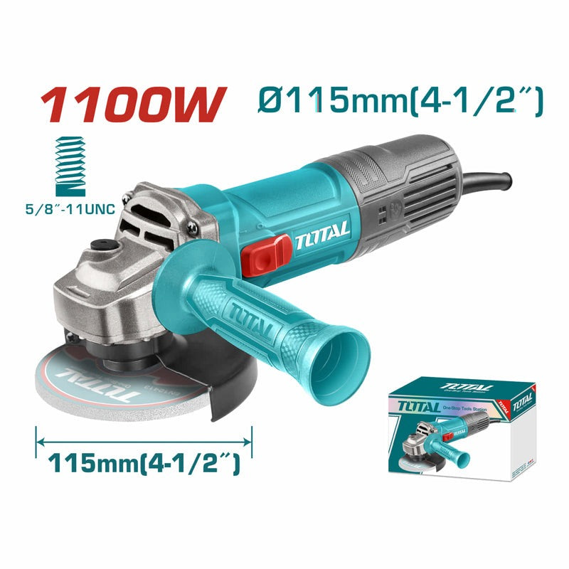 PULIDORA 4 1/2 1100W INCLUYE MANGO AUXILIAR INDUSTRIAL TOTAL