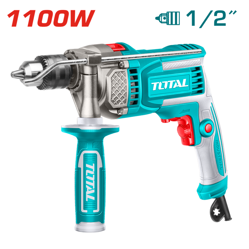 TALADRO PERCUTOR 1/2" 1100W INDUSTRIAL SUPER TOTAL (UTG1111366)