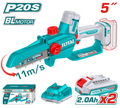 SIERRA MINI INALAMBRICA 5"  20V INDUSTRIAL INCLUYE 2  BATERIA 2.0AH  Y CARGADOR  TOTAL (UTGSLI20562)