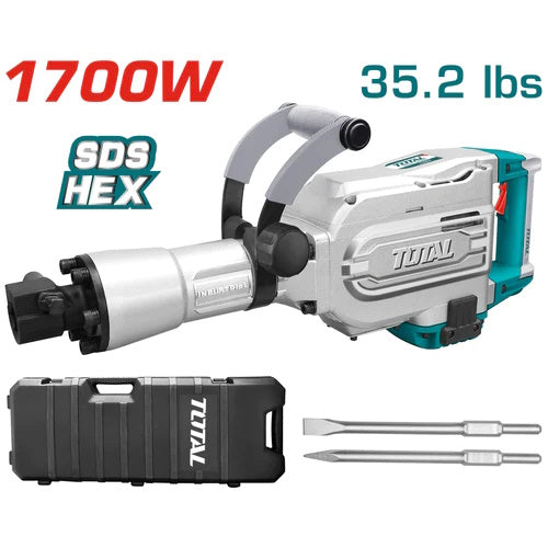 DEMOLEDOR 1700W (SDS HEX) 45J (TOTAL)