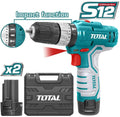 TALADRO 12V (3/8") + 2 BATERIAS LARGAS 1,5AH CON PERCUTOR (TOTAL)