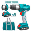 TALADRO 16.8V (3/8") + 2 BATERIAS 1,5AH CON PERCUTOR (TOTAL)