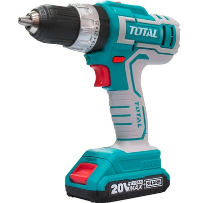 TALADRO 20V (1/2")  2 BATERIA 2,0AH CON PERCUTOR / INDUSTRIAL (TOTAL)