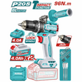 TALADRO DE IMPACTO INALAMBRICO 1/2" 20V 96NM  INCLUYE MANGO AUXILIAR 2 BATERIA DE 4.0AH, CARGADOR Y ACCESORIOS, SUPER TABLESS CELLS (UTIDLI209689)