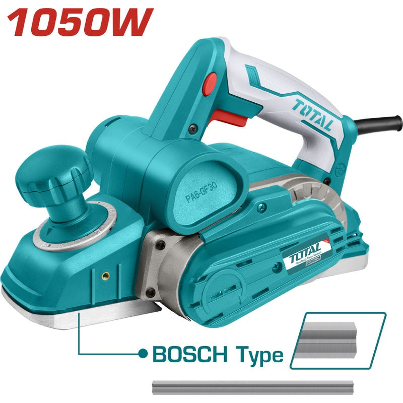 CEPILLO ELECTRICO 1050W PARA MADERA  / INDUSTRIAL (TOTAL)