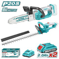 JUEGO DE MOTOSIERRA Y CORTASETOS 20V INCLUYE 2 BATERIAS + CARGADOR (TOTAL)
