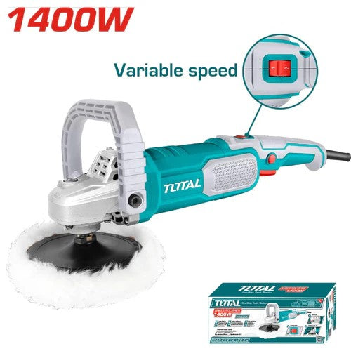 POLICHADORA 1400W INDUSTRIAL INCLUYE 4 ACCESORIOS TOTAL