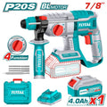 ROTOMARTILLO 20V (SDS PLUS) 2.0J GRANDE + 1 BATERIAS 4,0 AH Y CARGADOR  (TOTAL)