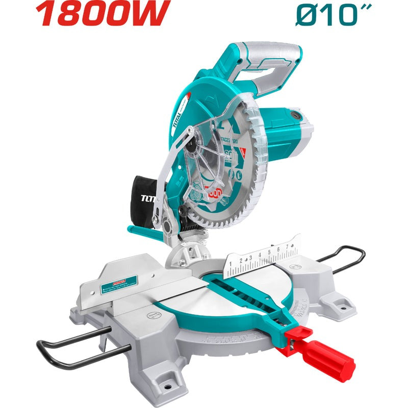 SIERRA INGLETEADORA 10"X1-12/64" 1800W INDUSTRIAL TOTAL