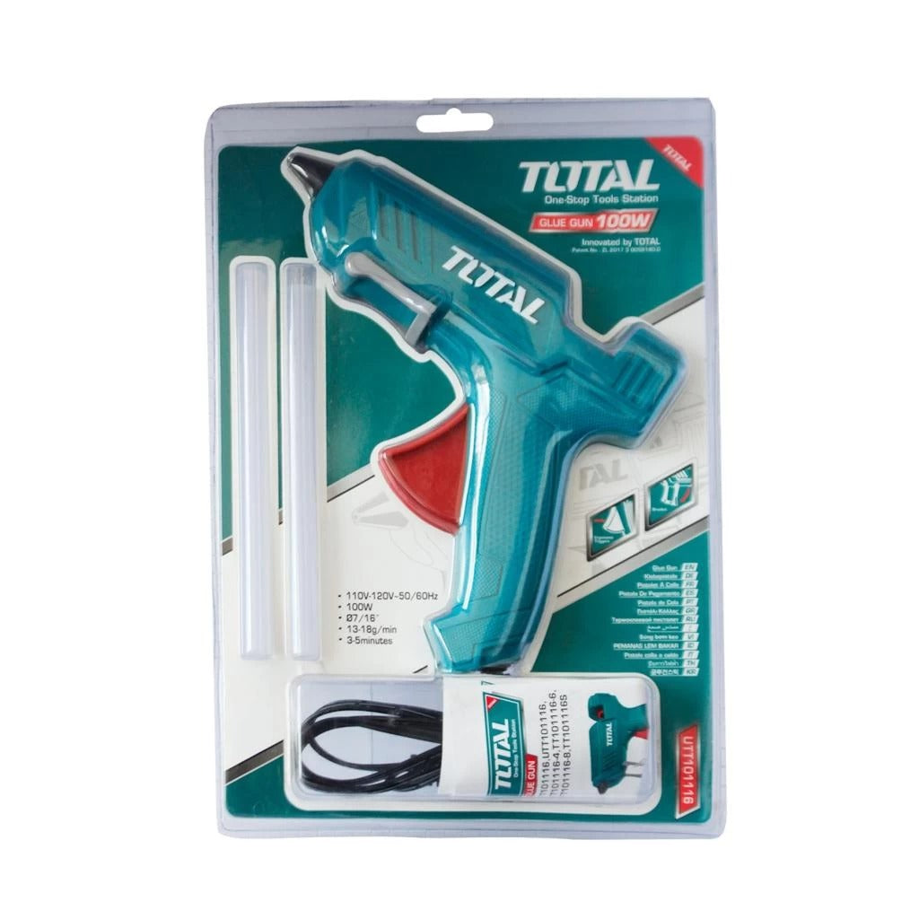 PISTOLA DE SILICONA 100W (TOTAL)