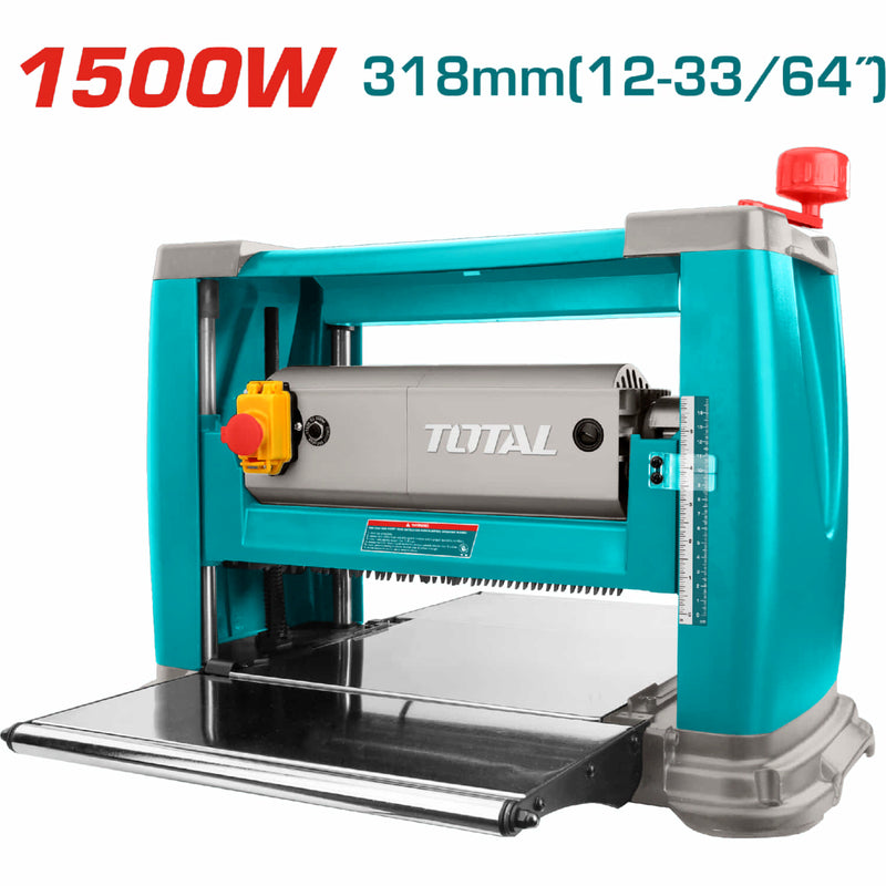 CEPILLADORA DE MADERA 12-33/64" 1500W  INDUSTRIAL TOTAL  (UTTKP15001)