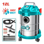 ASPIRADORA 800W (12L) SECO O HUMEDO (TOTAL)