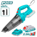 ASPIRADORA DE MANO INALAMBRICA 20V 0.5L INCLUYE 1 BATERIA 2.0AH Y CARGADOR TOTAL