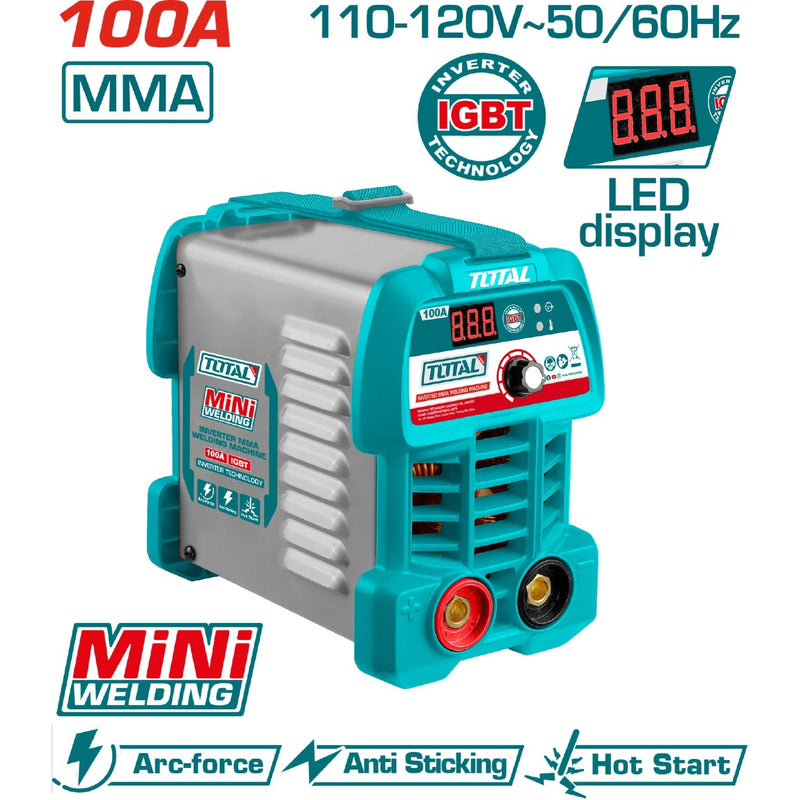 SOLDADOR INVERSOR DIGITAL 100A (MMA) 110-220V SUPER TOTAL