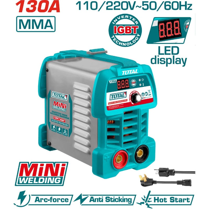 SOLDADOR INVERSOR DIGITAL 130A (MMA) 110-220V SUPER TOTAL