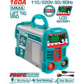 SOLDADOR INVERSOR DIGITAL 160A (MMA-LIFT TIG-VRD) 110-120V INDUSTRIAL SUPER TOTAL (UTW216069)