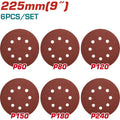REPUESTO DE DISCOS DE LIJADORA DE PISO Y PARED JUEGO X 6 PIEZAS (UTWS10501) TOTAL (UTWS10501- SP-122)
