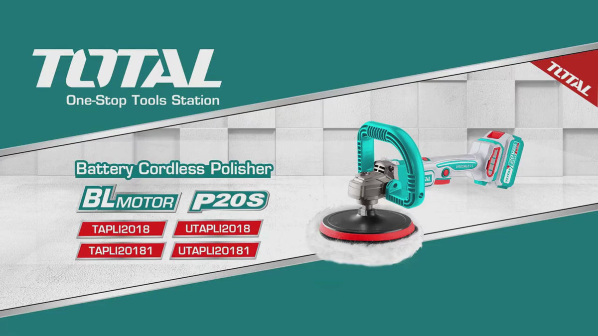 POLICHADORA INALAMBRICA 7" 20V V/VARIABLE INDUSTRIAL SIN BATERIA NI CARGADOR (TOTAL)