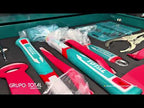 PISTOLA IMPACTO INALAMBRICA 1/2" 850 NM + 2 BATERIAS 5.0AH + CARGADOR + CAJA DE HERRAMIENTAS CON 369 ACCESORIOS INDUSTRIAL SUPER TOTAL